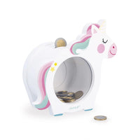 Wooden Unicorn Money Box