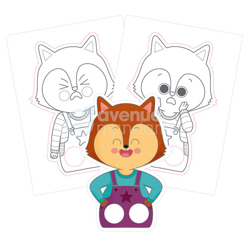 Graffy Paper Hand Puppets