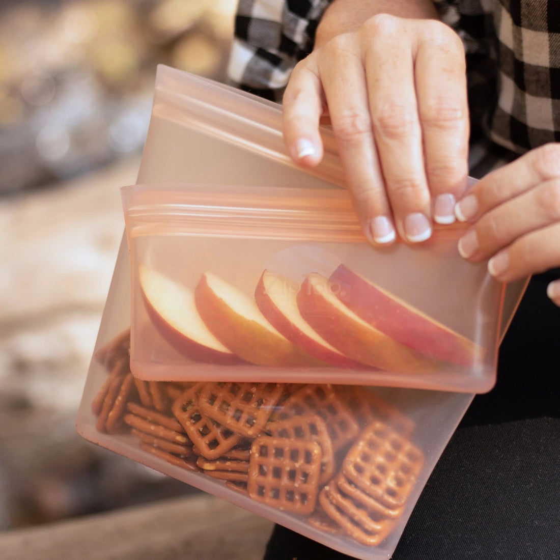 Reusable Bag Set - 2 Sandwich & 1 Snack
