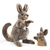 Kangaroo with Joey Puppet