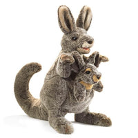 Kangaroo with Joey Puppet
