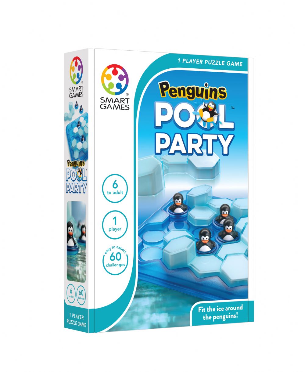 Penguins Pool Party Puzzle Game