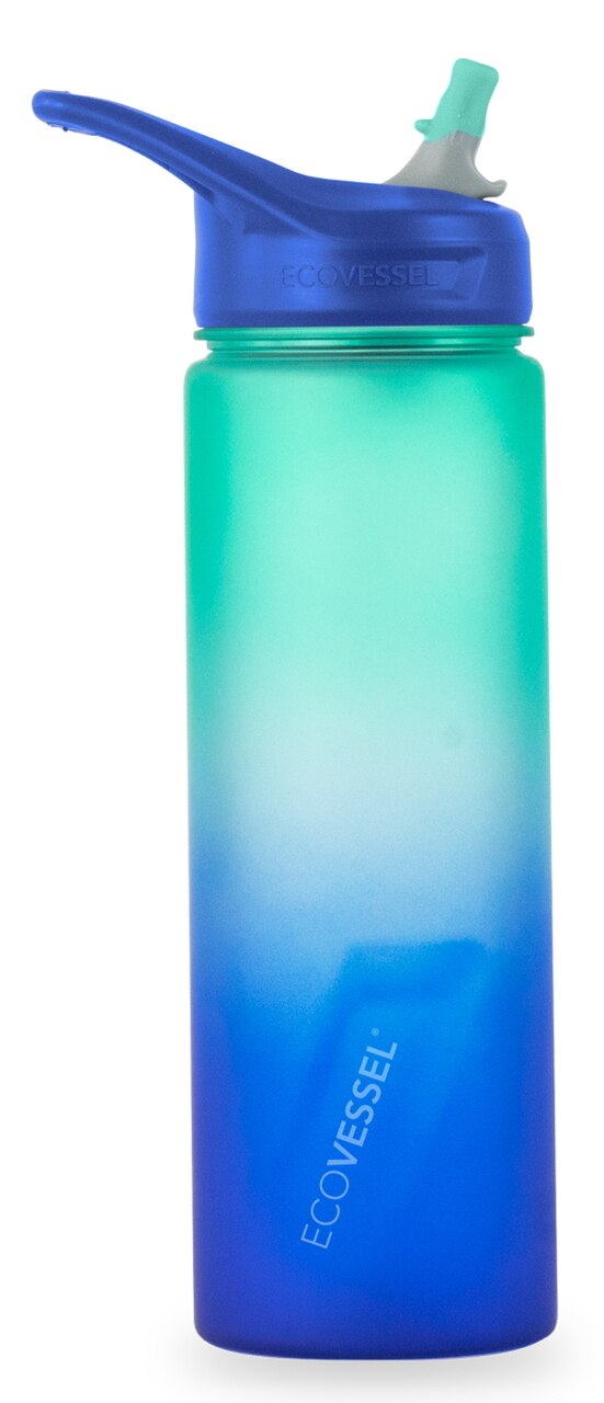 Wave Sports Water Bottle with Silicone Straw