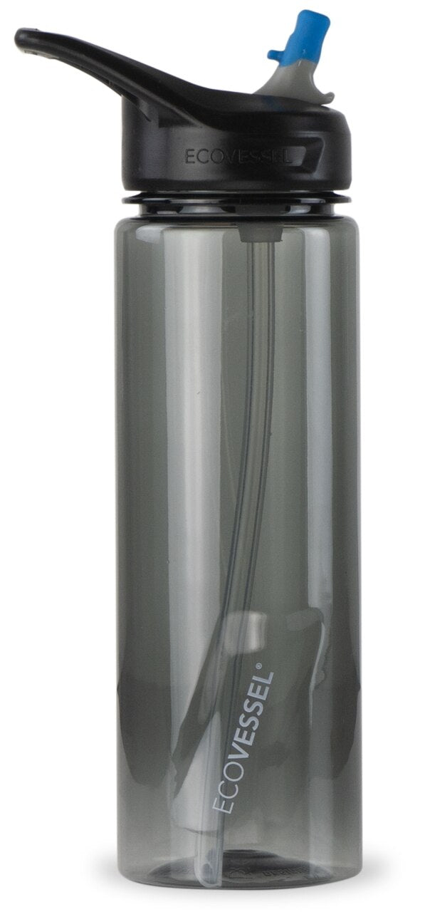 Wave Sports Water Bottle with Silicone Straw