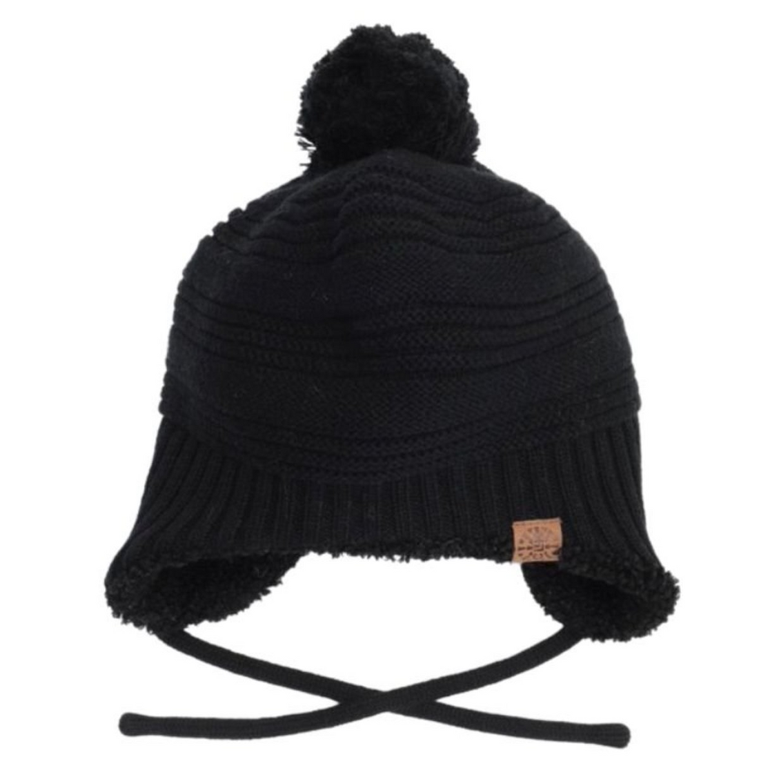 Knitted Pom Pom Winter Hat