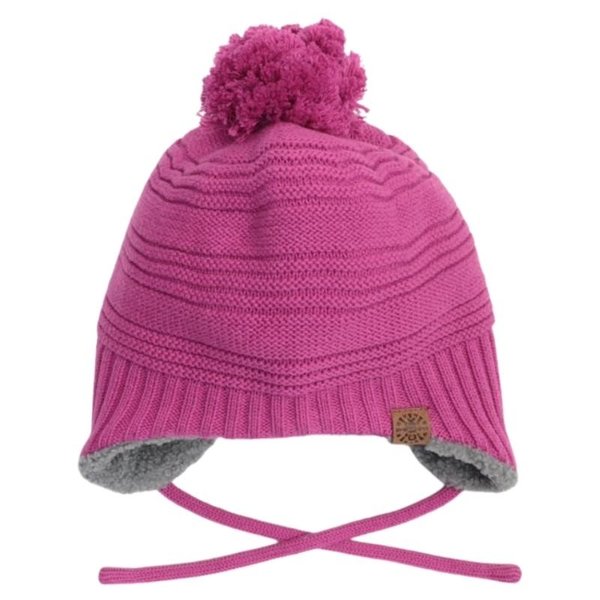 Knitted Pom Pom Winter Hat