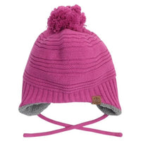 Knitted Pom Pom Winter Hat