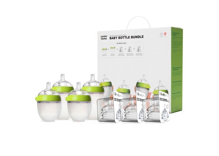 Soft Hygienic Silicone Baby Bottle Bundle