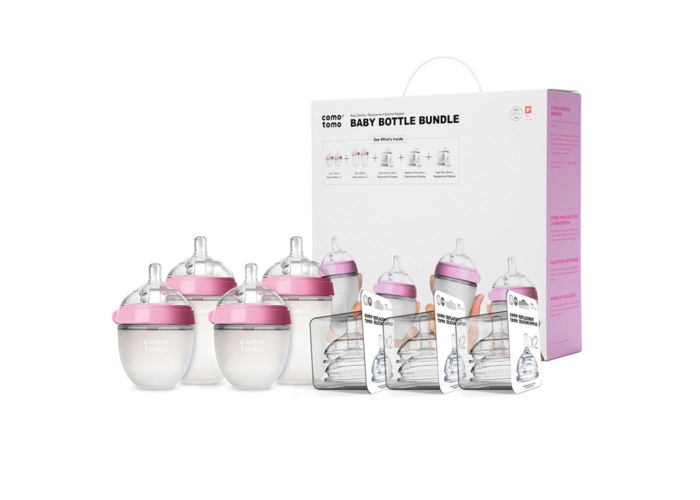 Soft Hygienic Silicone Baby Bottle Bundle