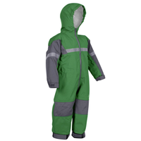 Oaki trail rain suit in forest green