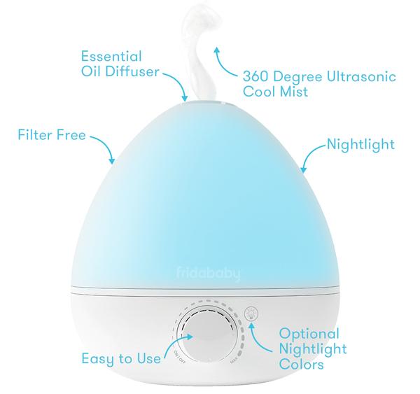 Humidifier, Diffuser + Nightlight