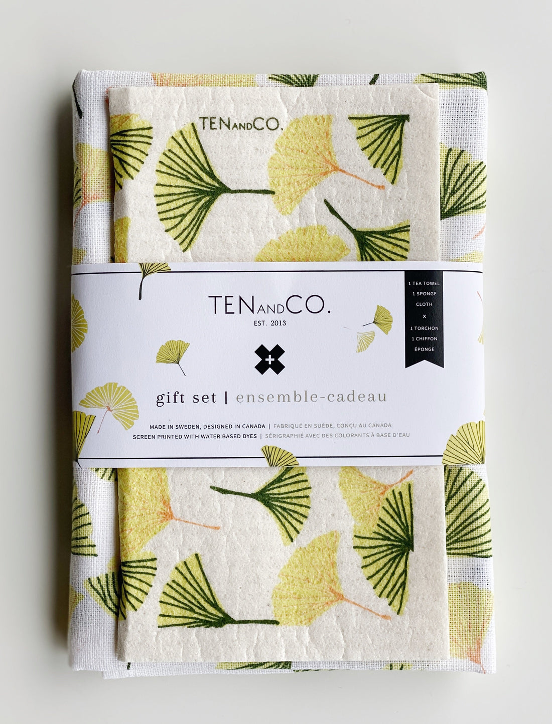 Tea Towel & Sponge Cloth Gift Set