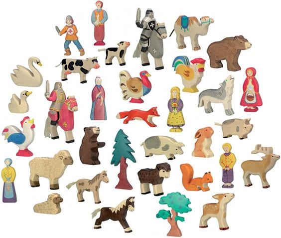 Holztiger Wooden Toys - Woodland and Meadow Animals
