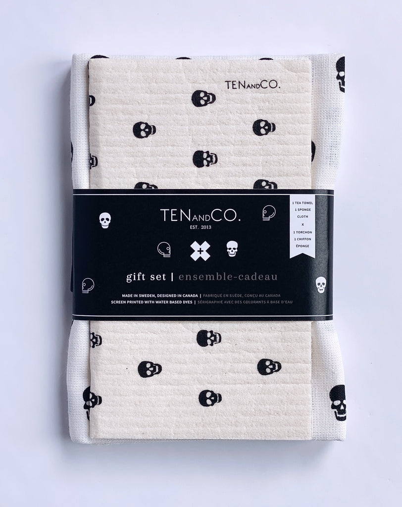 Tea Towel & Sponge Cloth Gift Set