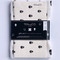 Tea Towel & Sponge Cloth Gift Set