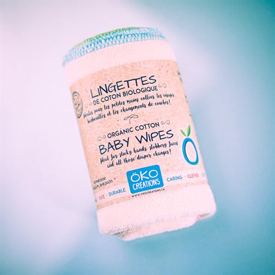 Reusable Organic Cotton Wipes