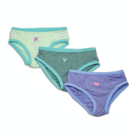 Bamboo Girls Bikini Underwear - 3 Pack