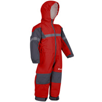 Oaki trail rain suit in red