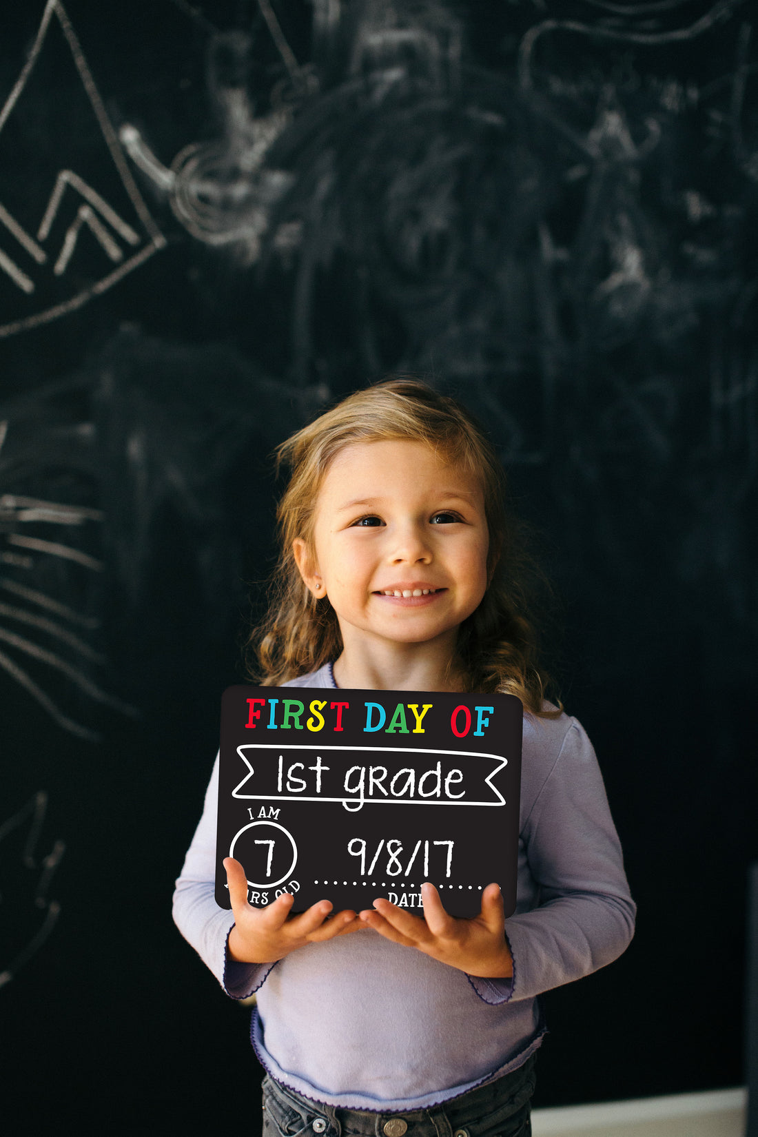 First & Last Day Chalkboards Set