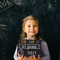 First & Last Day Chalkboards Set