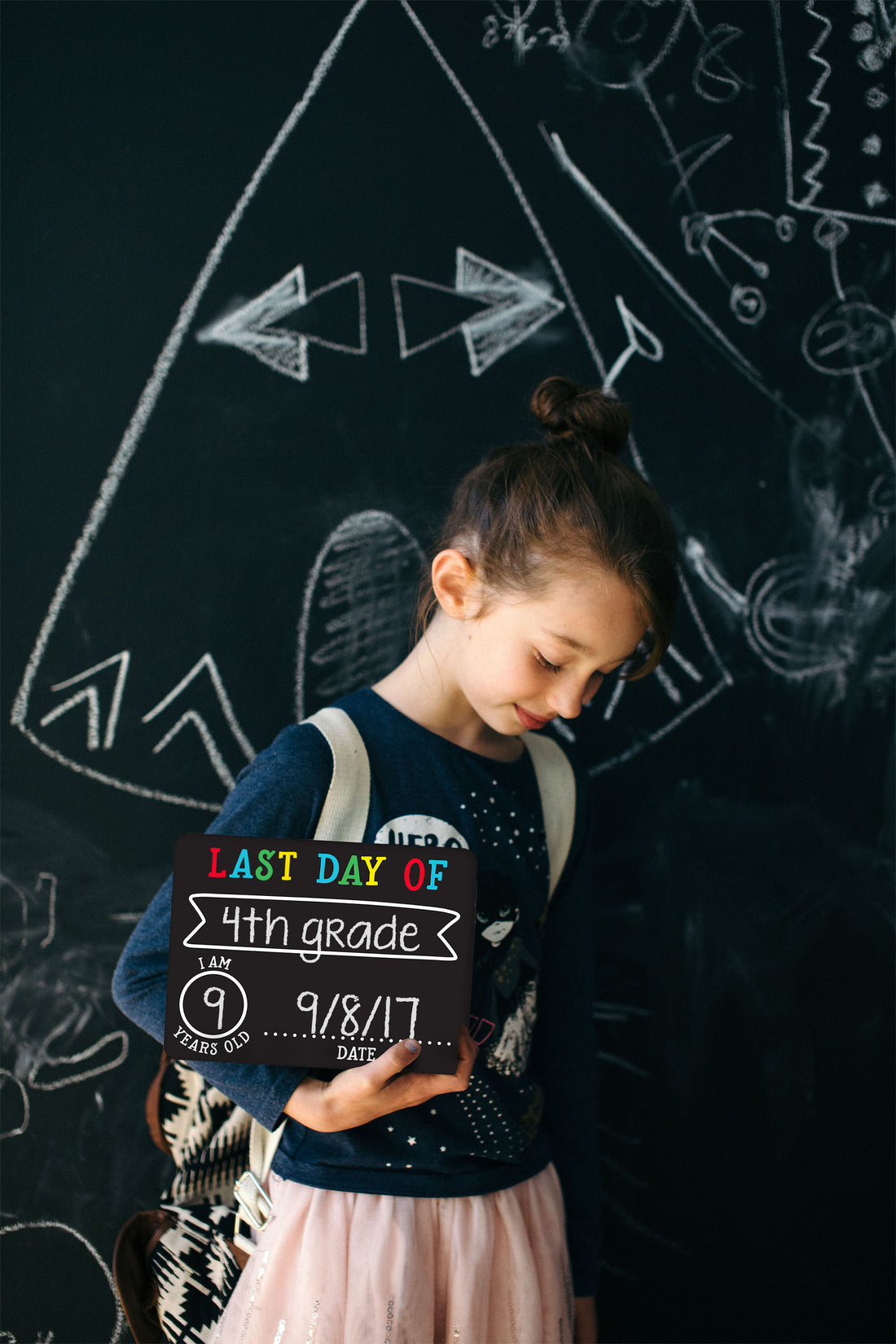 First & Last Day Chalkboards Set