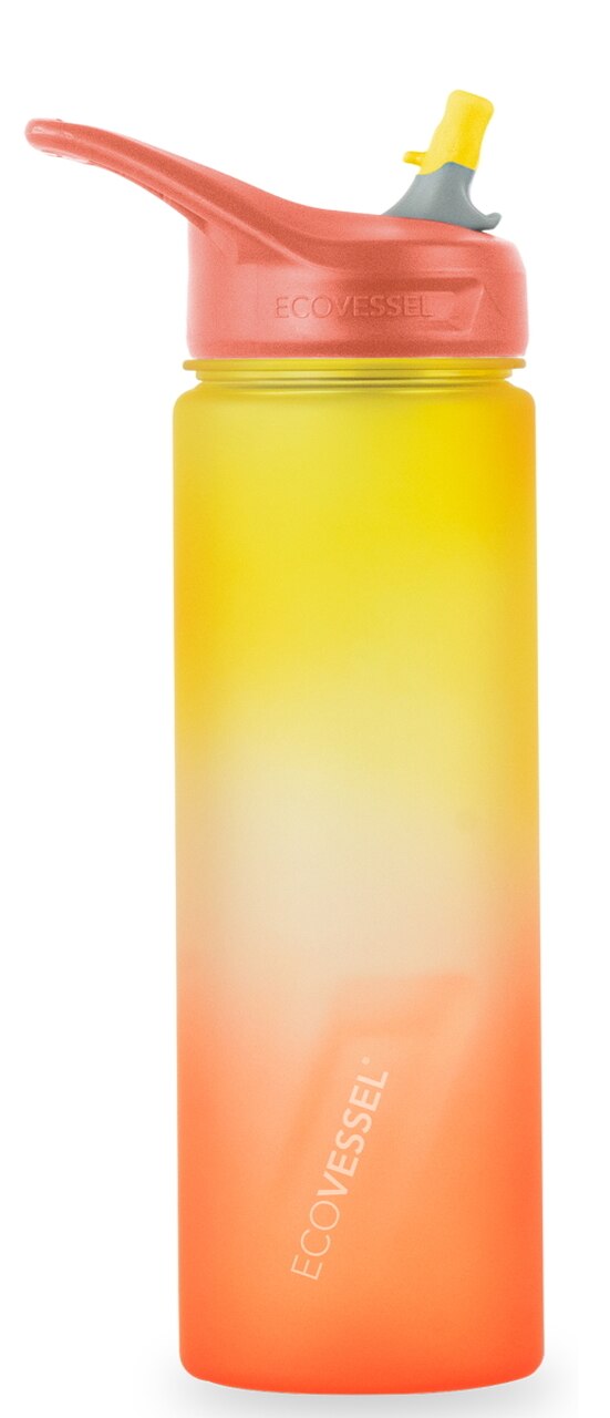 Wave Sports Water Bottle with Silicone Straw