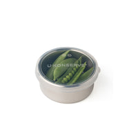 Round Food Storage Containers with Silicone Lid