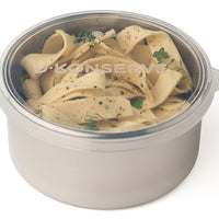 Round Food Storage Containers with Silicone Lid