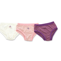 Bamboo Girls Bikini Underwear - 3 Pack