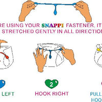 Snappi Diaper Fasteners 3 pack