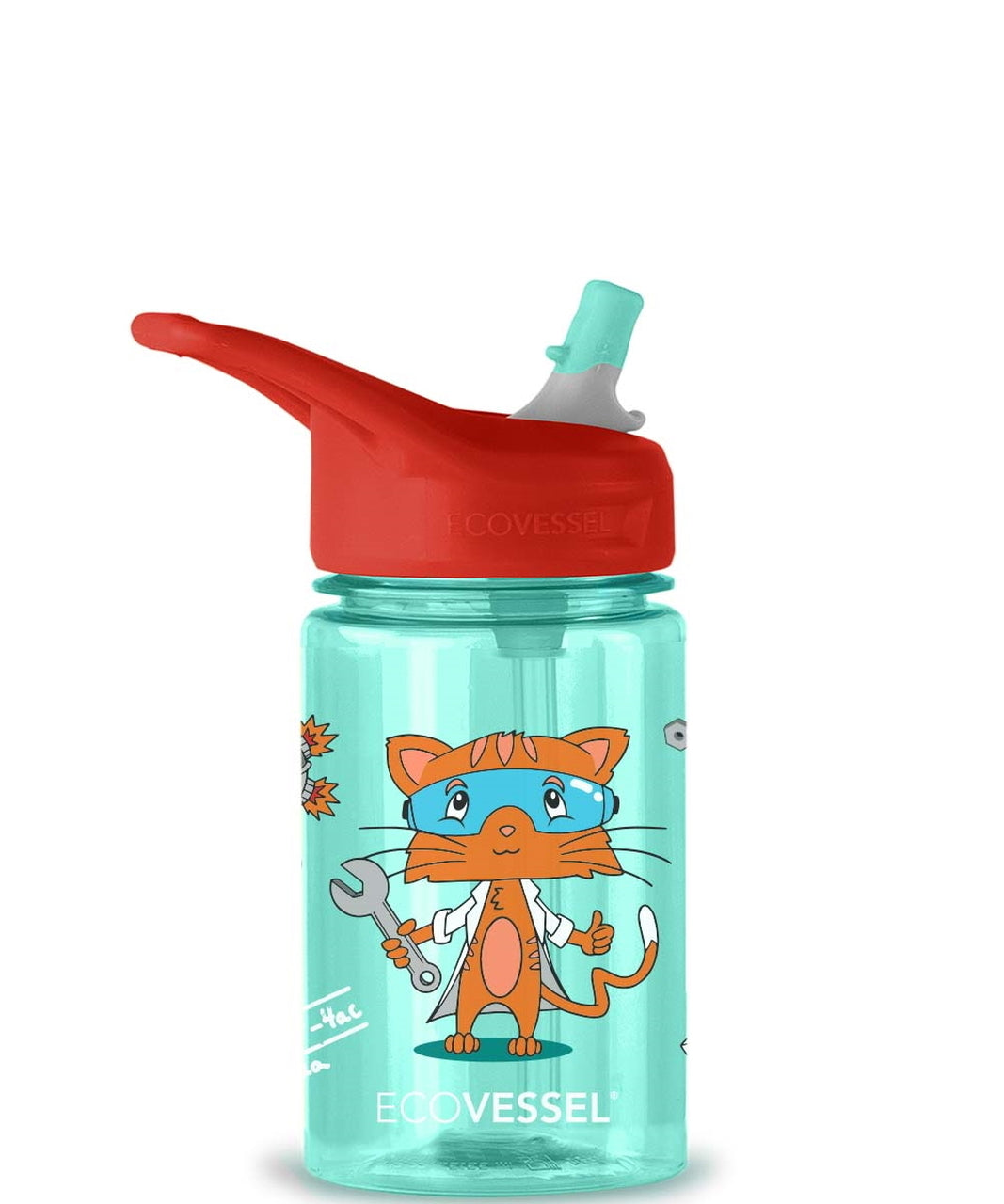 The SPLASH Kids Tritan Water Bottle with Straw Top 12oz
