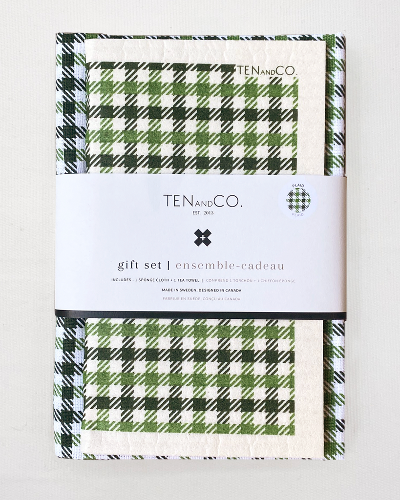 Tea Towel & Sponge Cloth Gift Set