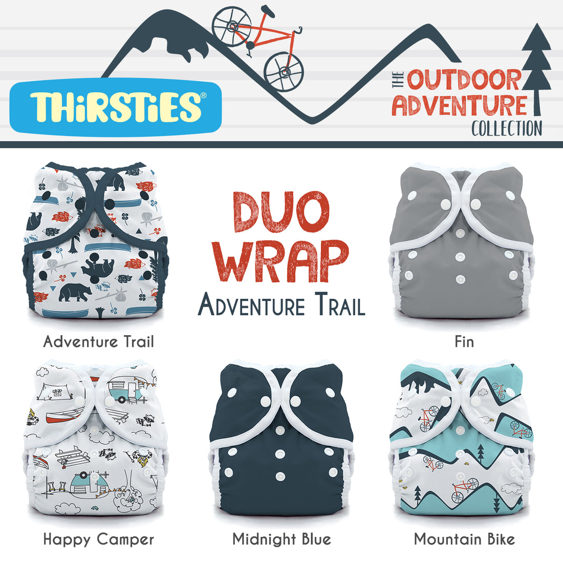 Cloth Diaper - Duo Wrap Diaper Bundles (Size 2)