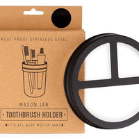 Mason Jar Toothbrush Holder Lid
