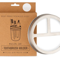 Mason Jar Toothbrush Holder Lid