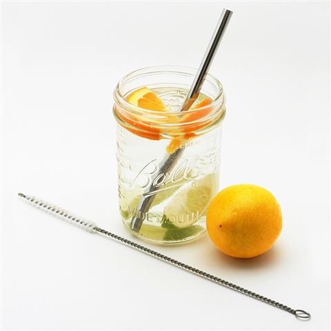 Reusable Stainless Steel Straw & Cleaning Brush