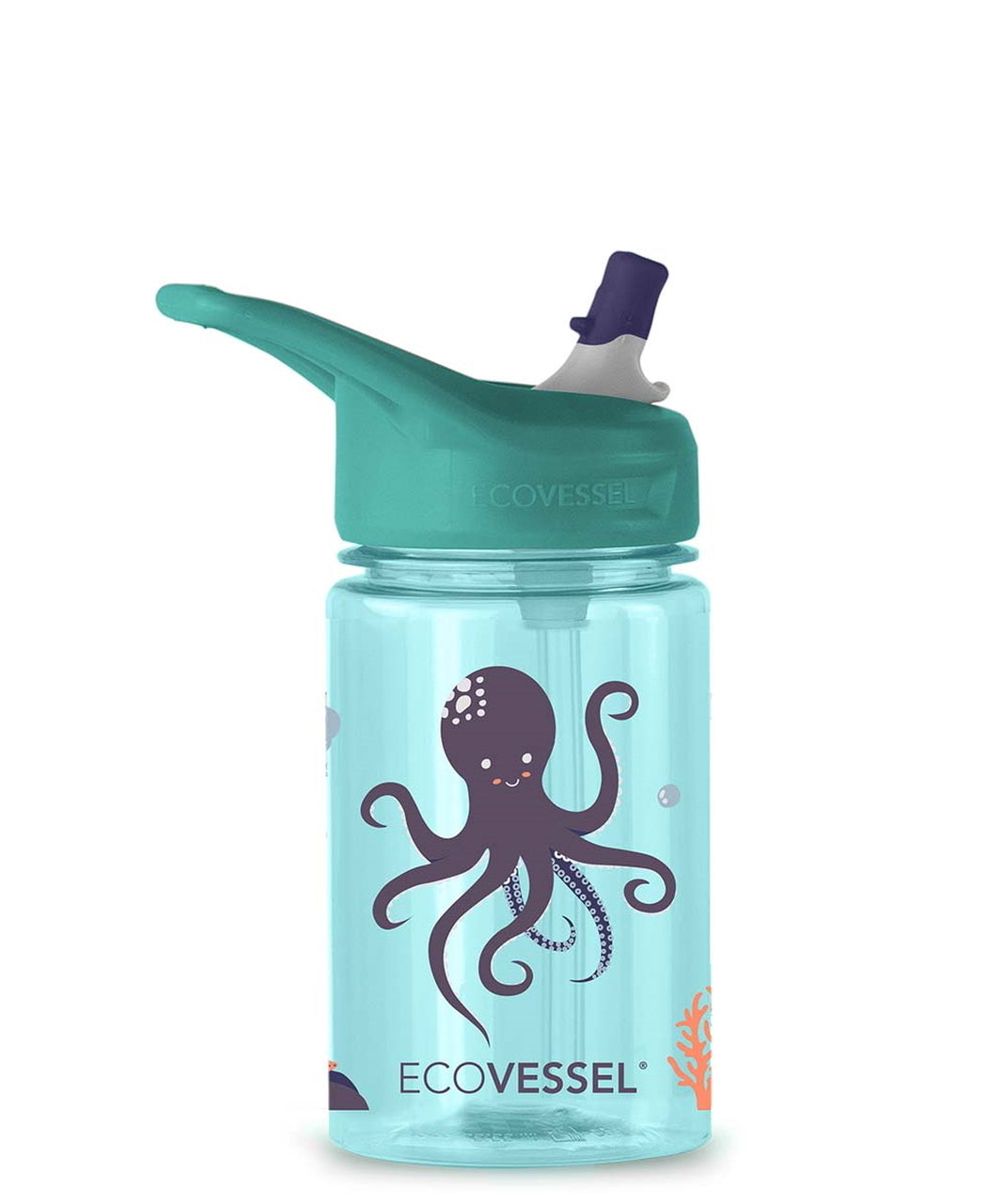 The SPLASH Kids Tritan Water Bottle with Straw Top 12oz