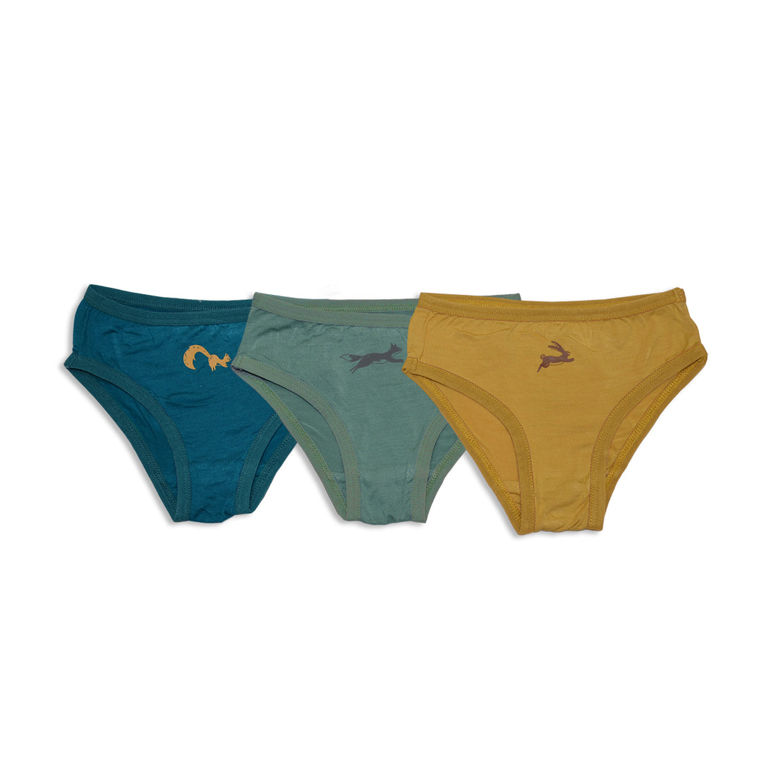 Bamboo Girls Bikini Underwear - 3 Pack