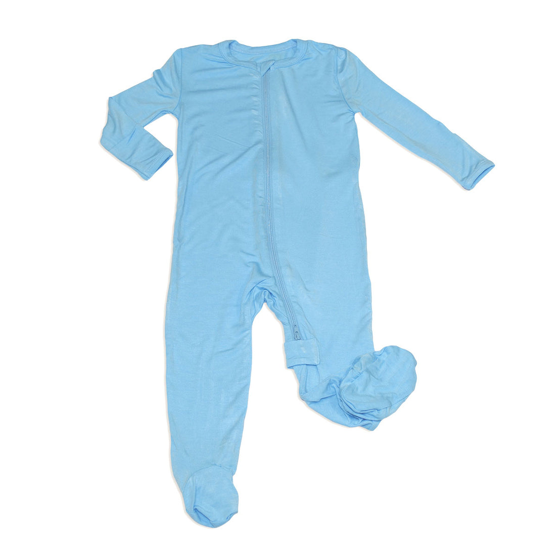 Bamboo Footed Sleeper - 2 Way Zipper