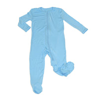 Bamboo Footed Sleeper - 2 Way Zipper