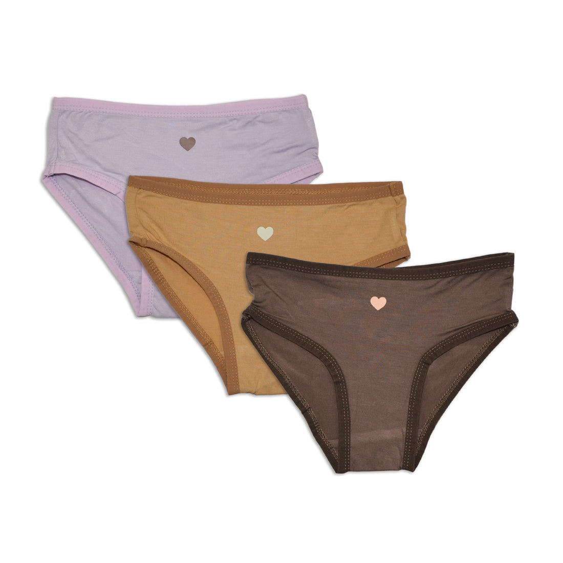 Bamboo Girls Bikini Underwear - 3 Pack