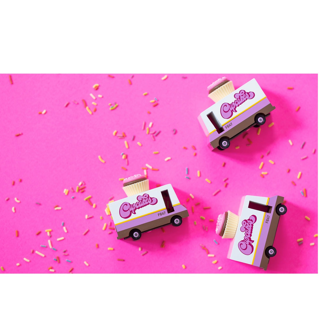 Wooden Toy Candy Vans