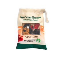 Mini Great Smoky Mtn Animal Set Finger Puppets