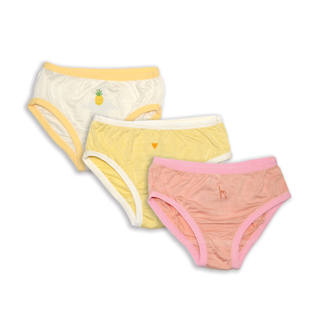 Bamboo Girls Bikini Underwear - 3 Pack