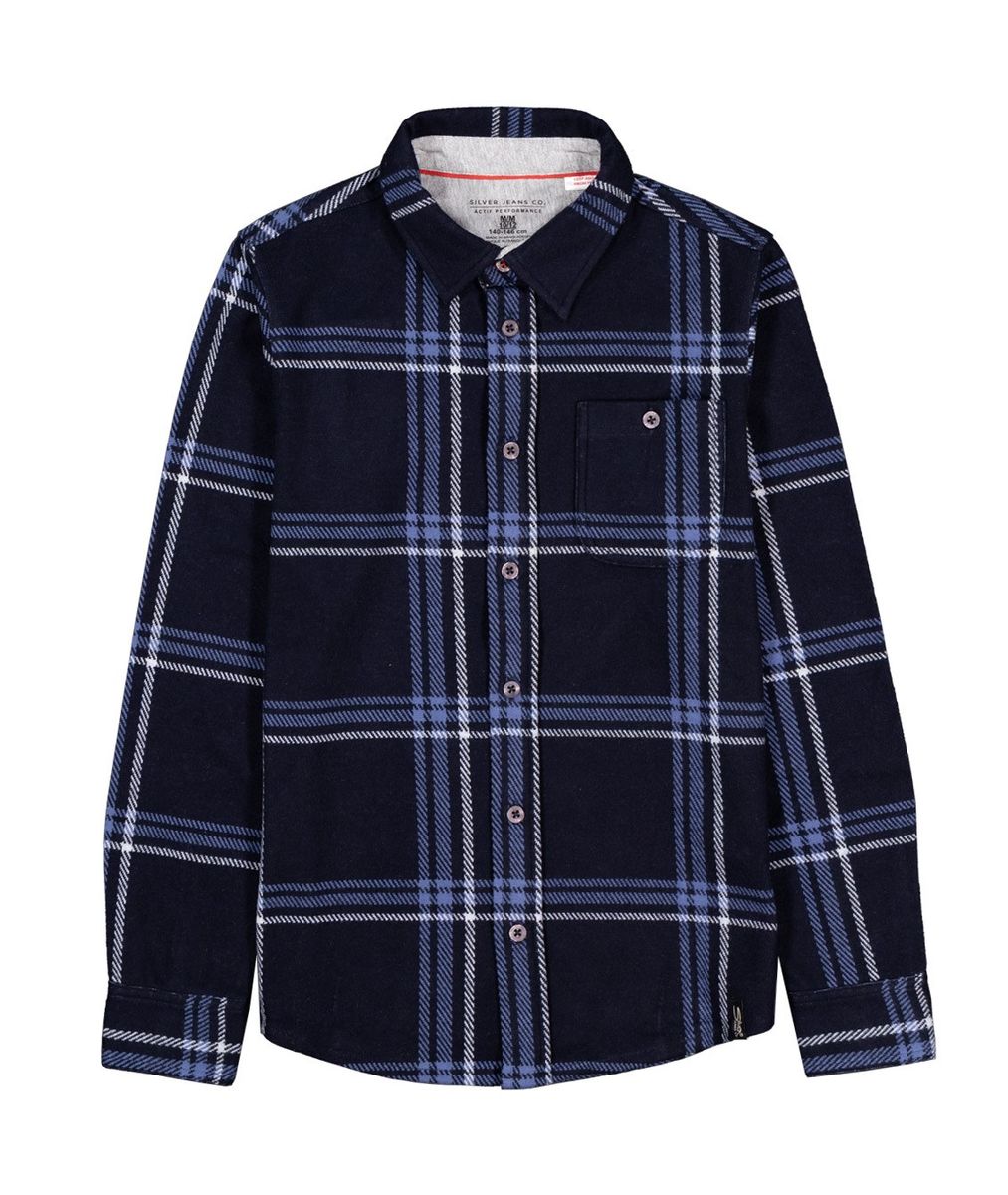 Boys' Plaid Performance Shirt