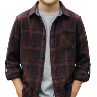 Boys' Plaid Performance Shirt