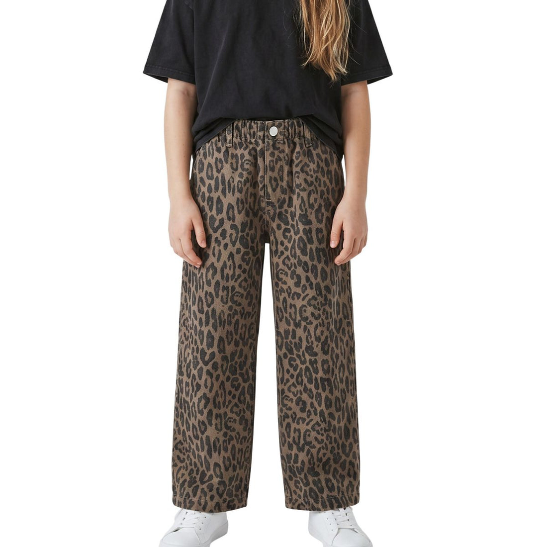 Girls' Cara Wide Leg Paperbag Jeans