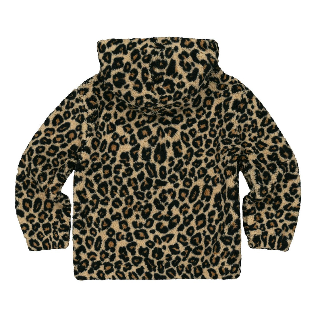 Girls' Leopard Sherpa Jacket