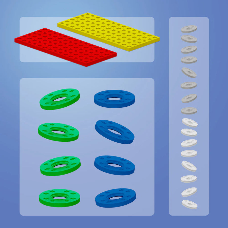 Small Baseplate & Wheel Mix Kit