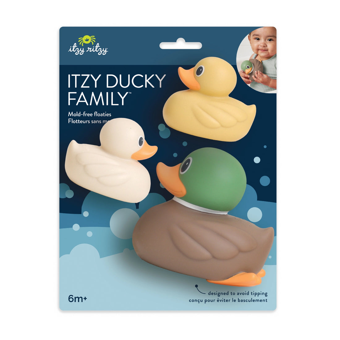 Itzy Ducky Family Bath Toy